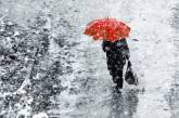 В понедельник в южных областях Украины ожидаются дожди и мокрый снег
