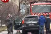 В Киеве Toyota врезалась в мусоровоз, пока водитель дрался с прохожим (видео)