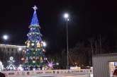В Николаеве без торжеств зажгли главную елку города: что происходит на площади (фоторепортаж)