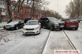 В центре Николаева в двух ДТП столкнулись пять автомобилей