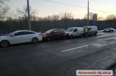 На проспекте в Киеве столкнулись четыре автомобиля