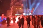 В Луганске праздничный салют упал в толпу людей (видео)
