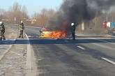 Под Киевом ВАЗ загорелся после столкновения с BMW: пострадали 4 человека