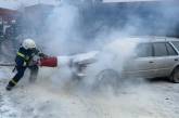 В Николаеве в канун нового года горели два автомобиля