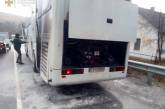 На Закарпатье горел автобус с полсотней туристов