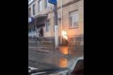 В Одесской области мужчина поджег себя возле админздания полиции (видео 18+)