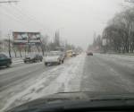 В&nbsp;Николаеве и области, как и прогнозировали синоптики, ухудшилась погода: пошел снег, на дорогах образовался гололед, порывы ветра достигают 15-20 метров в секунду