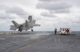 Появилось новое видео падения F-35C ВМС США на авианосец USS Carl Vinson 