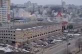 Жилые районы Харькова подверглись ракетно-артиллерийскому обстрелу (видео)