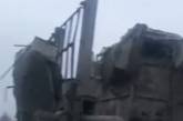 Появилось видео последствий авиаудара по ТЭЦ в Ахтырке