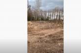 Появилось видео огромного кладбища в Чернигове, где похоронены жертвы войны