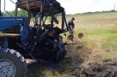 Возле Харькова подорвался трактор, водитель погиб