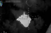 СБУ показала роботу ударних дронів по ворогові (відео)