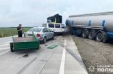 На Миколаївщині зіткнулися фура, «Фольксваген» та «Форд»: загинув водій