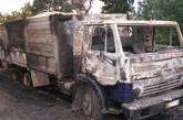 В Николаевской области сгорел "Камаз" вместе с пшеницей