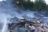 В Николаевской области из-за обстрела горел жилой дом (видео)