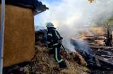В Николаевской области горели баня и хозпостройки