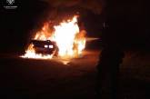 В Казанке из-за короткого замыкания сгорел автомобиль (фото)