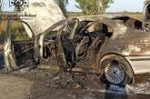 В Баштанском районе горел автомобиль, в Вознесенском — комбайн (фото)