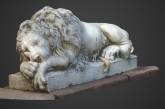 У Миколаєві на 3D-принтері створили «резервні» копії левів Аркаса, прибраних із Каштанового скверу
