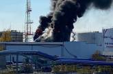 У Білгородській області горить нафтобаза