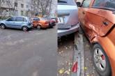 У Миколаєві невідомий на авто протаранив три автомобілі та втік