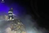 Вночі у Миколаєві горіло звалище – пожежа розтяглася на пів кілометра