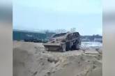 Появилось видео последствий удара по воинской части в Брянской области РФ
