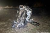 На миколаївській трасі автомобіль злетів у кювет і спалахнув: постраждав водій