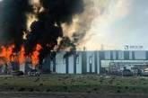 В Латвии масштабный пожар на предприятии по производству дронов