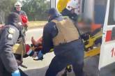 Под Киевом мужчина пытался себя сжечь (видео 18+)