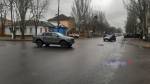 На пересечении улиц Пушкинской и Спасской в Николаеве столкнулись автомобили Ford Focus и Ford Ranger