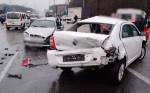 В утренней аварии, произошедшей 3 апреля на Житомирской трассе вблизи Капитановки, столкнулись 10 транспортных средств.