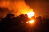 В Николаеве после взрывов начались пожары