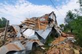 В ОВА показали наслідки обстрілу села на Харківщині: повністю зруйновано два будинки