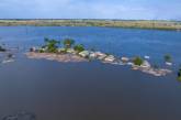 Затопленные села Николаевщины показали с высоты птичьего полета (фото)