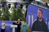 «Литва будет только ваша, Украина сделает НАТО сильнее»: Зеленский выступил на площади в Вильнюсе (видео)