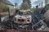 Житель Николаевской области сгорел в припаркованном во дворе ВАЗе