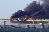 СБУ визнала причетність до вибуху на Кримському мості у жовтні 2022 року