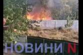 В Николаеве второй раз за неделю возле популярного ресторана пылает пожар (видео)