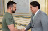 Зеленский встретился с министром иностранных дел Японии