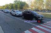 В центре Николаева столкнулись три автомобиля - на проспекте пробка (видео)