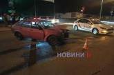 В центре Николаева столкнулись «Мицубиси» и ВАЗ: пострадал водитель