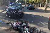В Николаеве столкнулись «Ниссан» и мотоцикл: пострадали двое несовершеннолетних 