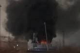 В Москве вспыхнул пожар на электроподстанции (видео)