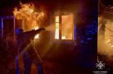 В Николаевской области горел частный дом