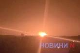 Після вибухів у Миколаєві почалася пожежа