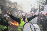 Протести фермерів у Варшаві: відбулися зіткнення, є затримані та постраждалі (фото, відео)