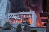 Трипільська ТЕС повністю зруйнована через удари РФ: відео пожежі