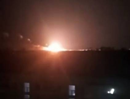 Вночі в Криму пролунали вибухи: горів військовий аеродром «Джанкой» (відео)